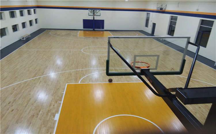 硬木企口NBA籃球場木地板每平米價格