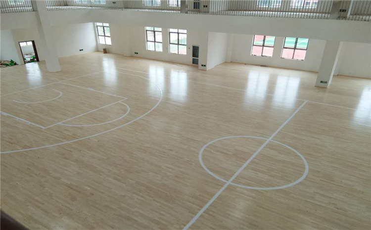 西寧柞木實木運動地板施工技術