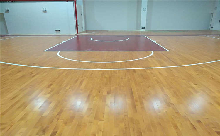 五角楓籃球場實木地板品牌廠家