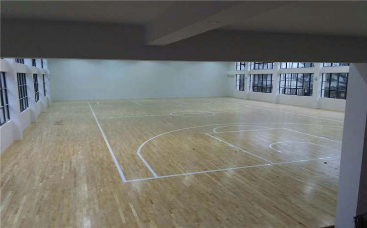 雙層龍骨結構羽毛球館木地板價格