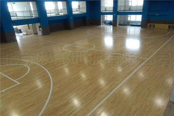 山西運動木地板：陽泉市城區行政審批服務中心 籃球館地板案例