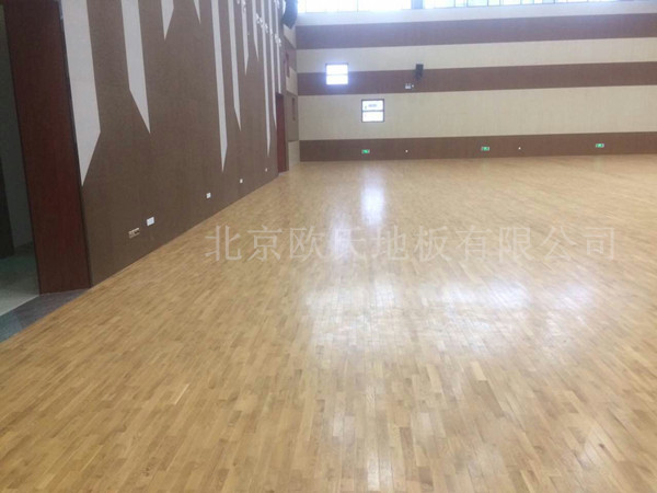 廈門翔安**實驗小學體育館柞木地板案例-2