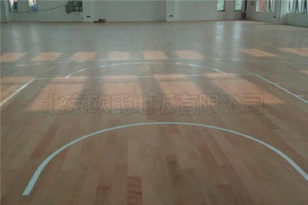 煙臺開發(fā)區(qū)第十小學(xué)運動木地板工程案例