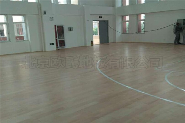 煙臺開發(fā)區(qū)第十小學(xué)運動木地板工程案例