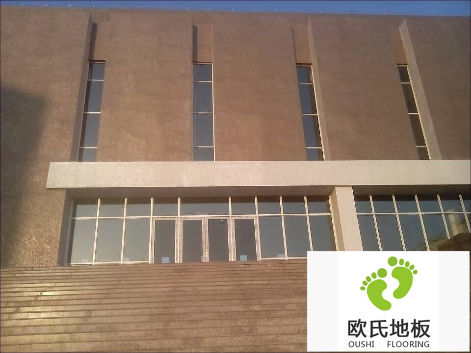 籃球場地板施工案例-樂清市蒲岐中學