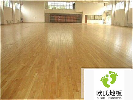 北京農業職業學院籃球館實木地板工程
