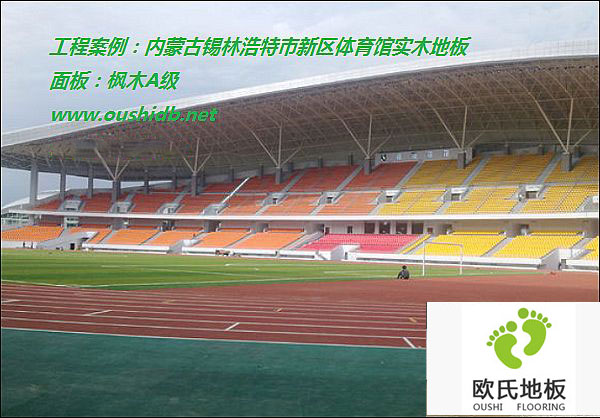 內蒙古錫林浩特市新區體育館實木地板工程