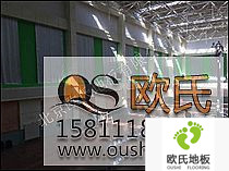 內蒙古運動木地板:錫林郭勒盟太仆寺旗寶昌鎮羽毛球館木地板案例