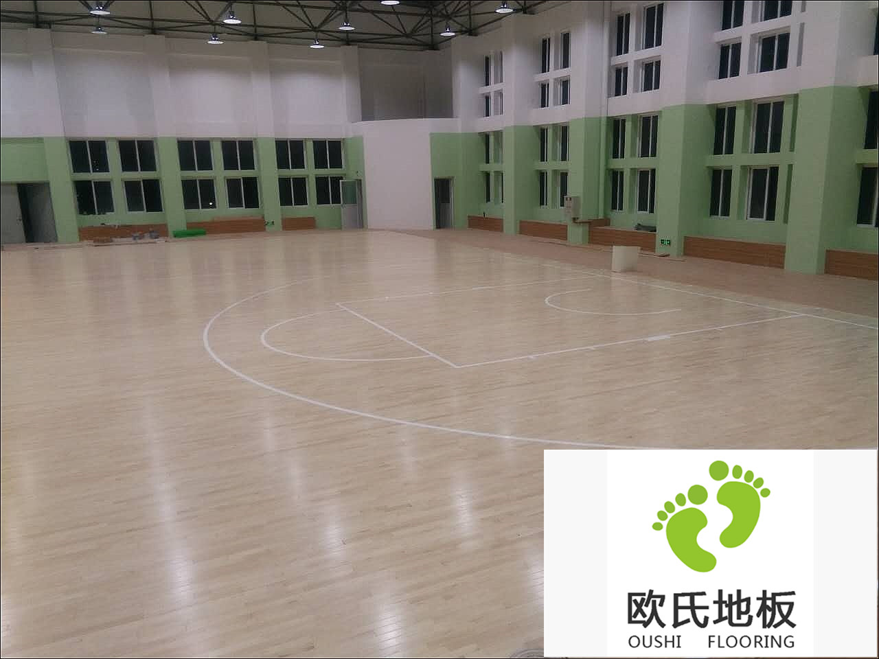 汕頭特殊教育學校籃球館木地板案例