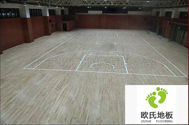 徐州樹恩中學籃球館木地板成功案例