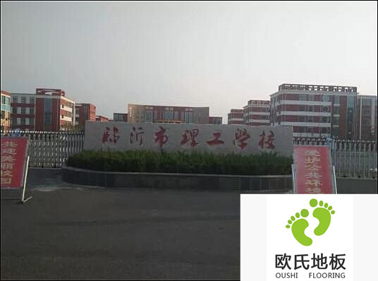 臨沂市理工學校體育館木地板成功案例