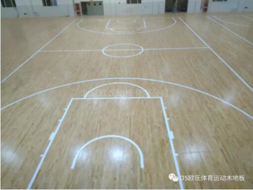 山東德州臨邑第一中學(xué)體育館木地板成功案例