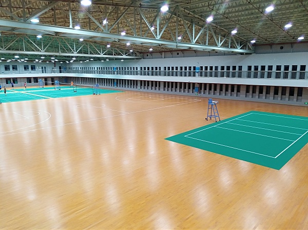 國網湘潭供電公司綜合運動場木地板工程實例